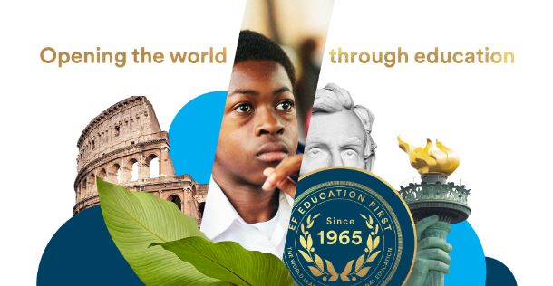 Opening the world through education collage